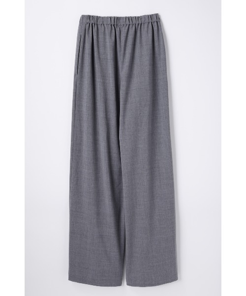 ENFOLD(エンフォルド)の「BOX PLEATS WIDE-PANTS(スラックス・レディース・杢グレー・36/38)」の2枚目の写真