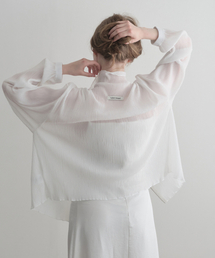 Summer pleats Jacket (white)