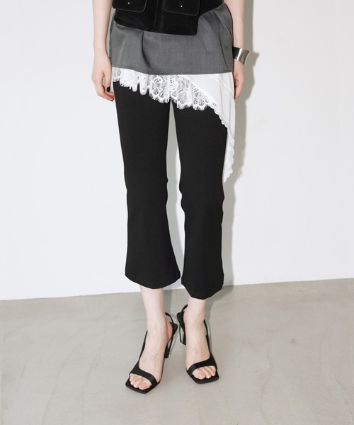 chuclla(チュクラ)の「ストレッチフレア サブリナパンツ chw26s363(その他パンツ・レディース・ブラック・S/M/L)」の7枚目の写真