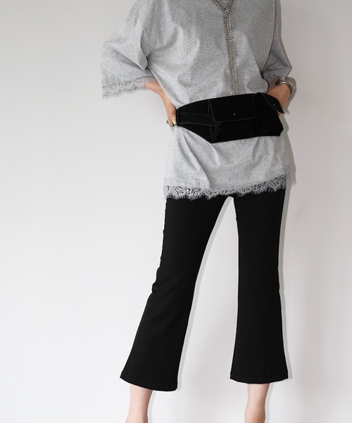 chuclla(チュクラ)の「ストレッチフレア サブリナパンツ chw26s363(その他パンツ・レディース・ブラック・S/M/L)」の12枚目の写真