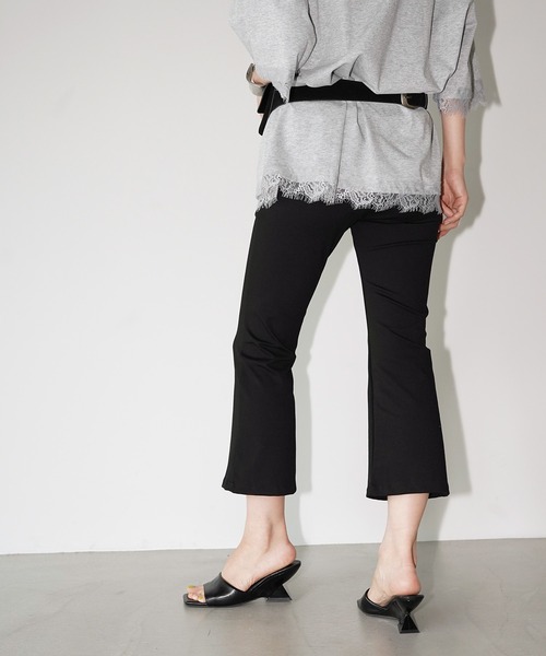 chuclla(チュクラ)の「ストレッチフレア サブリナパンツ chw26s363(その他パンツ・レディース・ブラック・S/M/L)」の13枚目の写真