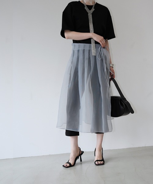 chuclla(チュクラ)の「ストレッチフレア サブリナパンツ chw26s363(その他パンツ・レディース・ブラック・S/M/L)」の19枚目の写真