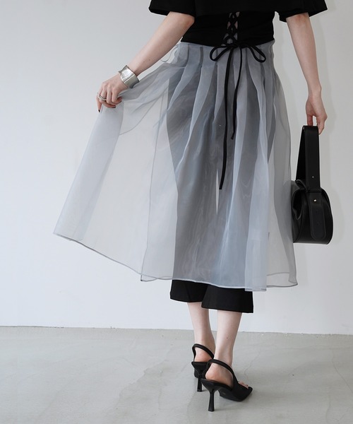 chuclla(チュクラ)の「ストレッチフレア サブリナパンツ chw26s363(その他パンツ・レディース・ブラック・S/M/L)」の21枚目の写真