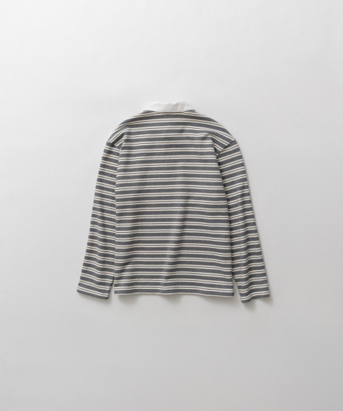 haag(ヘイグ)の「a stripe rugby t-sh (grey)(ポロシャツ・レディース・その他・FREE)」の18枚目の写真