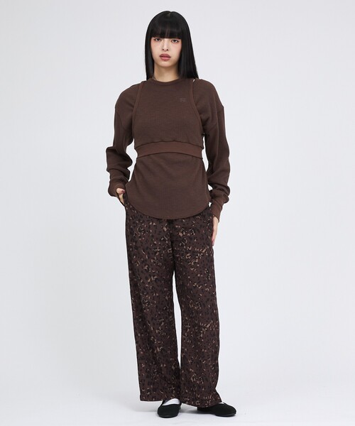 CROWN（クラウン）の「【CROWN/クラウン】STRAP COURT JAZZ SUEDE/シューズ/スエード（バレエシューズ・レディース・ブラック・7/6/5/4）」の4枚目の写真