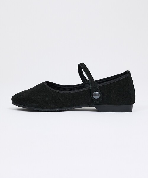CROWN（クラウン）の「【CROWN/クラウン】STRAP COURT JAZZ SUEDE/シューズ/スエード（バレエシューズ・レディース・ブラック・7/6/5/4）」の7枚目の写真