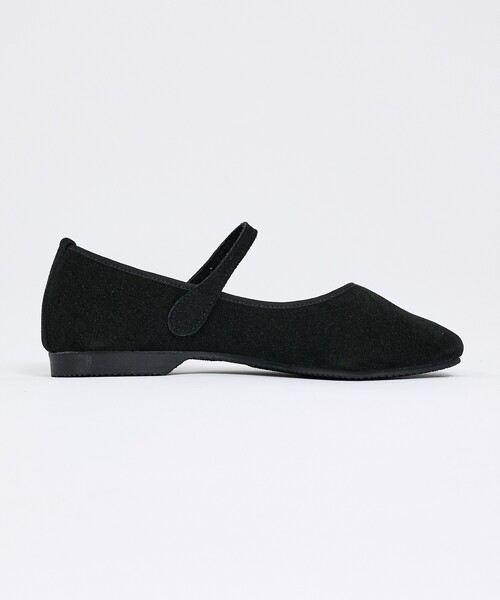 CROWN（クラウン）の「【CROWN/クラウン】STRAP COURT JAZZ SUEDE/シューズ/スエード（バレエシューズ・レディース・ブラック・7/6/5/4）」の9枚目の写真