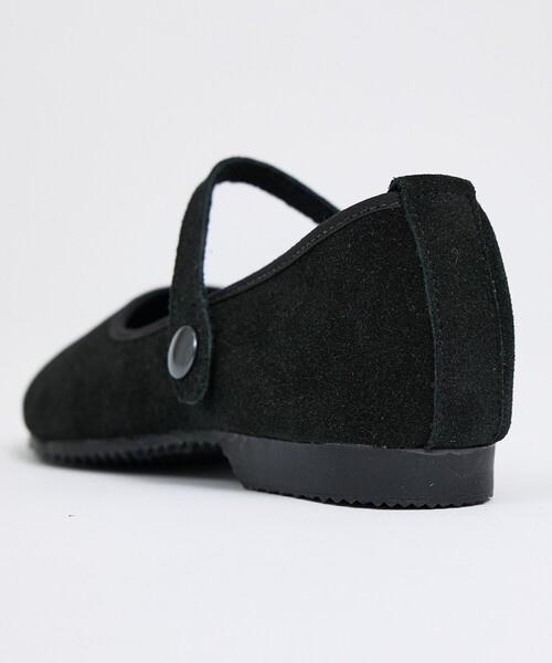 CROWN（クラウン）の「【CROWN/クラウン】STRAP COURT JAZZ SUEDE/シューズ/スエード（バレエシューズ・レディース・ブラック・7/6/5/4）」の11枚目の写真