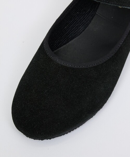 CROWN（クラウン）の「【CROWN/クラウン】STRAP COURT JAZZ SUEDE/シューズ/スエード（バレエシューズ・レディース・ブラック・7/6/5/4）」の12枚目の写真
