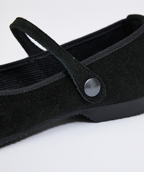 CROWN（クラウン）の「【CROWN/クラウン】STRAP COURT JAZZ SUEDE/シューズ/スエード（バレエシューズ・レディース・ブラック・7/6/5/4）」の13枚目の写真