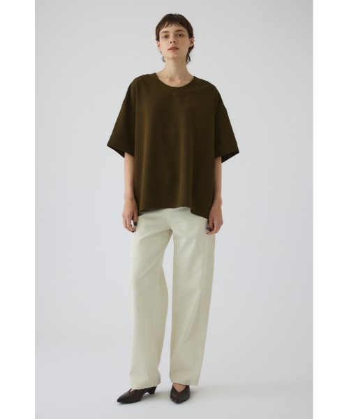 RIM.ARK(リムアーク)の「Georgette u-neck tops(ジョーゼットUネックトップス)(Tシャツ/カットソー・レディース・カーキ/ブラック/ネイビー・FREE)」の8枚目の写真