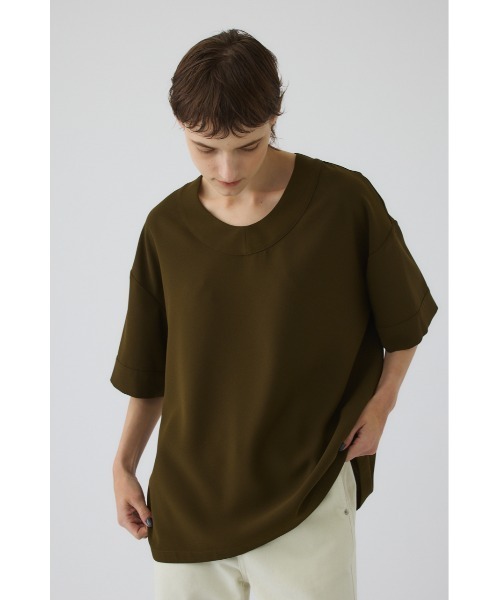 RIM.ARK(リムアーク)の「Georgette u-neck tops(ジョーゼットUネックトップス)(Tシャツ/カットソー・レディース・カーキ/ブラック/ネイビー・FREE)」の16枚目の写真