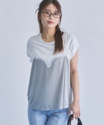 archives | レーストリムベロアビスチェ×フレンチTEE SET(Tシャツ/カットソー)