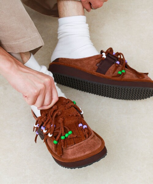 SHAKA(シャカ)の「【SHAKA/シャカ】MOC MULE ISITHUPHA(サンダル・メンズ・ブラック/ブラウン・8/9)」の1枚目の写真