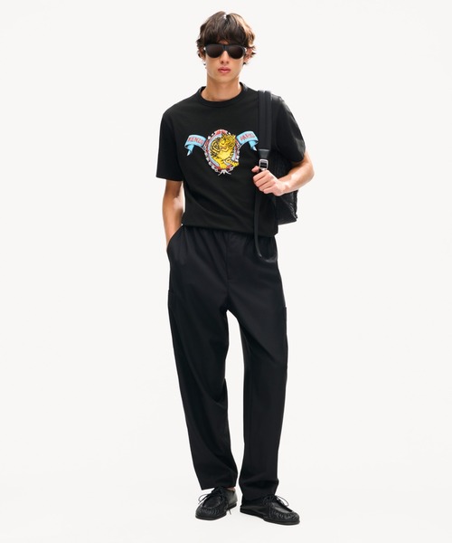 KENZO(ケンゾー)の「GOTS KENZO JUMPING TIGER PLACED CLASSIC T-SHIRT(Tシャツ/カットソー・メンズ・ブラック系その他5・X-SMALL/MEDIUM/XXX-LARGE/X-LARGE/SMALL/XX-LARGE/LARGE)」の4枚目の写真