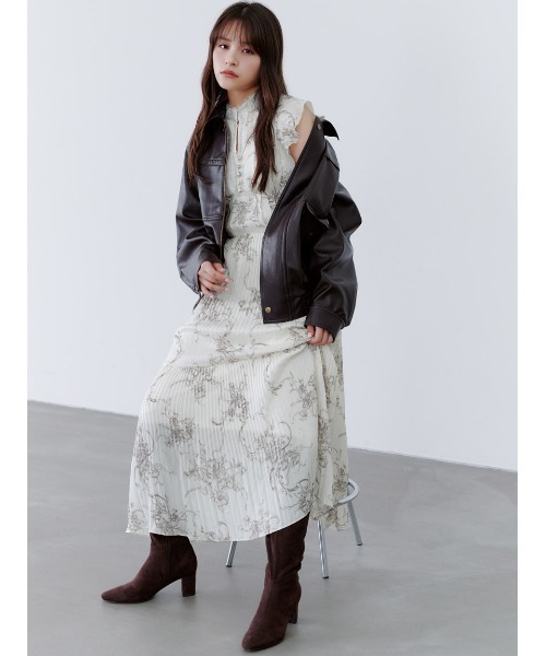SNIDEL(スナイデル)の「ステンカラーバリエブルゾン(ブルゾン・レディース・ブラック/ブラウン・1/0)」の17枚目の写真