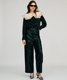 PRANK PROJECT（プランクプロジェクト）の「【2026Autumn Pre-Order】シンセテイックレザーストレートパンツ   Synthetic Leather Straight Pants（その他パンツ）」