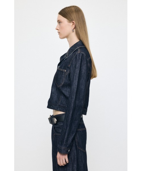 MOUSSY(マウジー)の「【26年AW新作】【セットアップ対応】WESTERN DENIM ジャケット(デニムジャケット・レディース・ワンウォッシュ・2/1)」の8枚目の写真