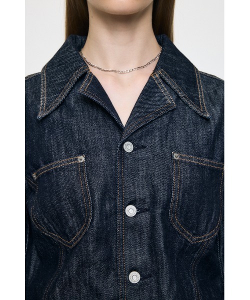 MOUSSY(マウジー)の「【26年AW新作】【セットアップ対応】WESTERN DENIM ジャケット(デニムジャケット・レディース・ワンウォッシュ・2/1)」の10枚目の写真