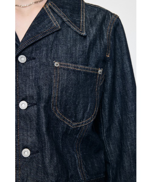 MOUSSY(マウジー)の「【26年AW新作】【セットアップ対応】WESTERN DENIM ジャケット(デニムジャケット・レディース・ワンウォッシュ・2/1)」の11枚目の写真