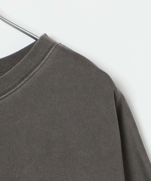 LEPSIM(レプシィム)の「レースドッキングミニ裏毛6分袖 840068(Tシャツ/カットソー・レディース・アイボリー/チャコールグレー/ライトブルー/グレー・FREE)」の7枚目の写真