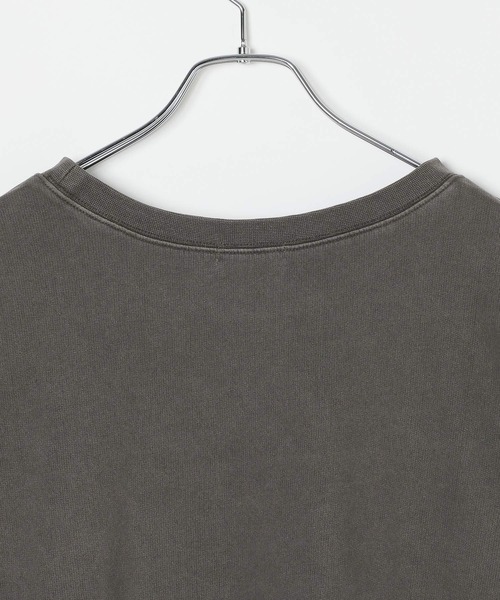 LEPSIM(レプシィム)の「レースドッキングミニ裏毛6分袖 840068(Tシャツ/カットソー・レディース・アイボリー/チャコールグレー/ライトブルー/グレー・FREE)」の10枚目の写真