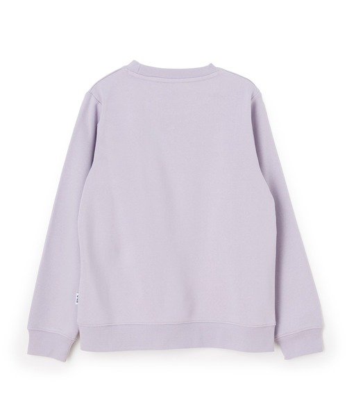 FILA（フィラ）の「LINEAR LOGO SWEAT SHIRT / リニアロゴ　スウェットシャツ（スウェット・レディース・ラベンダー/ワインレッド/ブラック・M/L/XL）」の6枚目の写真