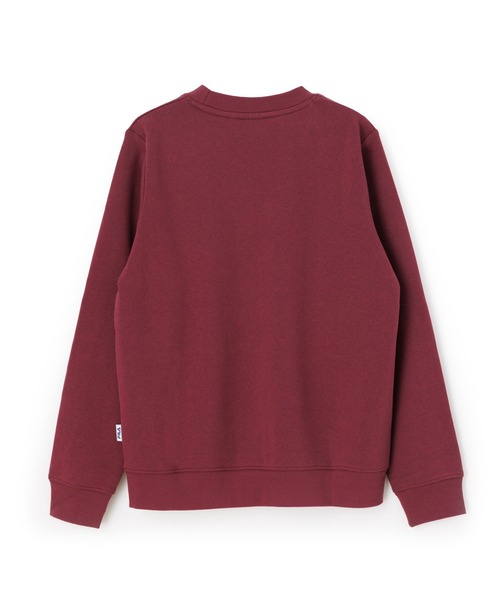 FILA（フィラ）の「LINEAR LOGO SWEAT SHIRT / リニアロゴ　スウェットシャツ（スウェット・レディース・ラベンダー/ワインレッド/ブラック・M/L/XL）」の8枚目の写真