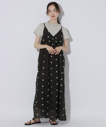 LAKOLE | 楊柳刺繍キャミワンピース / 1051874(ワンピース)