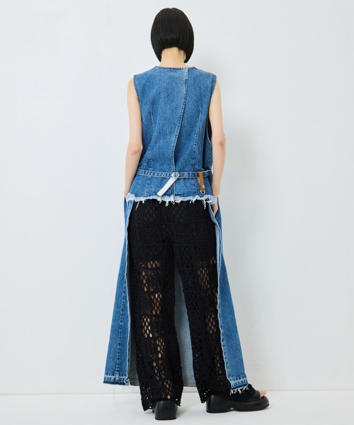TOGA PULLA（トーガ　プルラ）の「【TOGA PULLA/トーガプルラ】Denim dress/デニムドレス（ワンピース・レディース・ブラック/ブルー・S/M）」の11枚目の写真