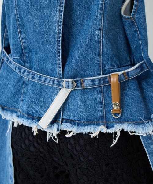 TOGA PULLA（トーガ　プルラ）の「【TOGA PULLA/トーガプルラ】Denim dress/デニムドレス（ワンピース・レディース・ブラック/ブルー・S/M）」の19枚目の写真