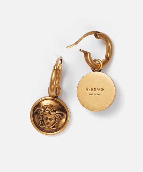 VERSACE（ヴェルサーチ）の「メドゥーサ イヤリング（イヤリング・メンズ・ブラック・ONE SIZE）」の2枚目の写真