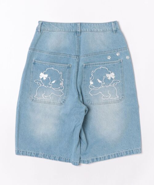 twins(nemne store)(ツインズ)の「twin puppies buggy jorts(その他パンツ・レディース・ライトブルー・SMALL/MEDIUM)」の7枚目の写真