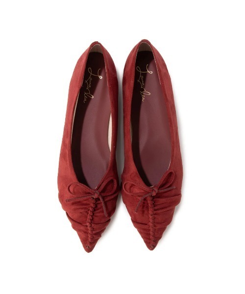 Launa lea(ラウナレア)の「【26秋冬】ソフトシャーリングフラットパンプス(0636)(パンプス・レディース・ブラック系その他/レッド/レオパード/ブラウン・22.0cm/22.5cm/23.0cm/24.0cm/23.5cm/24.5cm/25.0cm)」の11枚目の写真