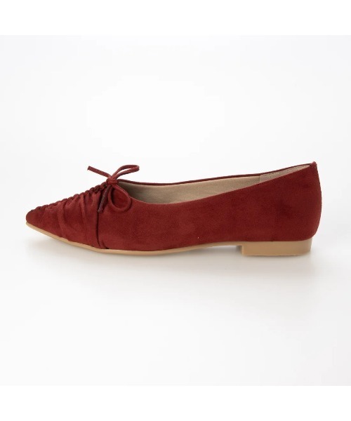 Launa lea(ラウナレア)の「【26秋冬】ソフトシャーリングフラットパンプス(0636)(パンプス・レディース・ブラック系その他/レッド/レオパード/ブラウン・22.0cm/22.5cm/23.0cm/24.0cm/23.5cm/24.5cm/25.0cm)」の16枚目の写真