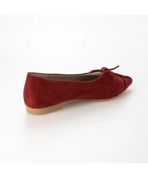 Launa lea(ラウナレア)の「【26秋冬】ソフトシャーリングフラットパンプス(0636)(パンプス・レディース・ブラック系その他/レッド/レオパード/ブラウン・22.0cm/22.5cm/23.0cm/24.0cm/23.5cm/24.5cm/25.0cm)」の17枚目の写真