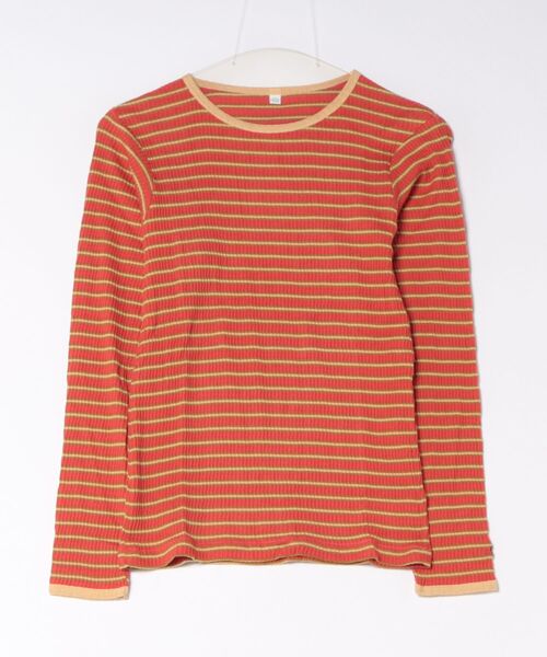 MARKEY'S(マーキーズ)の「ツイストリブBDカットソー/おとな(Tシャツ/カットソー・レディース・ブルー系1/ブラック系1/レッド系1・160)」の3枚目の写真