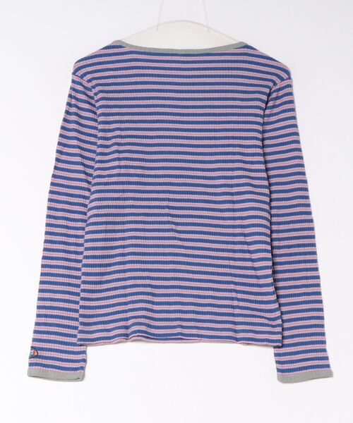 MARKEY'S(マーキーズ)の「ツイストリブBDカットソー/おとな(Tシャツ/カットソー・レディース・ブルー系1/ブラック系1/レッド系1・160)」の12枚目の写真