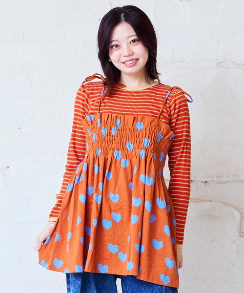 MARKEY'S(マーキーズ)の「ツイストリブBDカットソー/おとな(Tシャツ/カットソー・レディース・ブルー系1/ブラック系1/レッド系1・160)」の9枚目の写真
