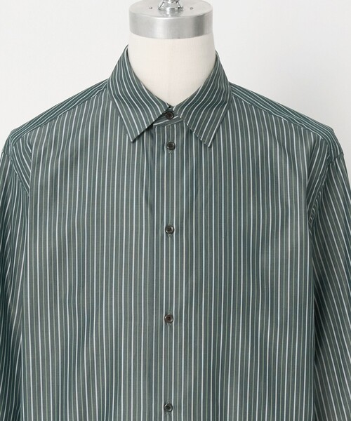 LOEFF(ロエフ)の「<LOEFF>ストライプ レギュラーカラー シャツ MENS(シャツ/ブラウス・メンズ・ケリーグリーン・2/1)」の11枚目の写真