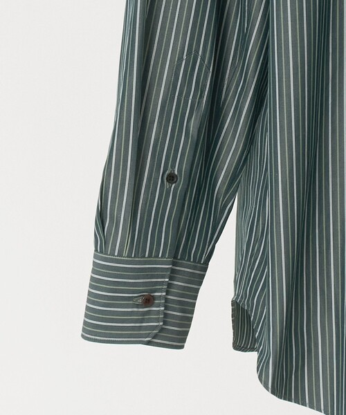 LOEFF(ロエフ)の「<LOEFF>ストライプ レギュラーカラー シャツ MENS(シャツ/ブラウス・メンズ・ケリーグリーン・2/1)」の12枚目の写真