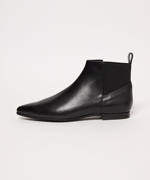MARW UNITED ARROWS(マルゥ ユナイテッドアローズ)の「<MARW UNITED ARROWS+ODETTE E ODILE>バックゴア ショートブーツ(ブーツ・レディース・ブラック・23.5cm/23cm/24cm/22.5cm/22cm/25cm/24.5cm)」の2枚目の写真