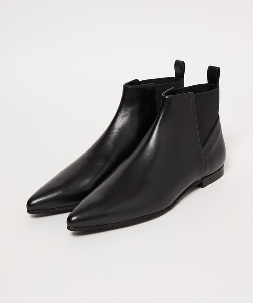 MARW UNITED ARROWS(マルゥ ユナイテッドアローズ)の「<MARW UNITED ARROWS+ODETTE E ODILE>バックゴア ショートブーツ(ブーツ・レディース・ブラック・23.5cm/23cm/24cm/22.5cm/22cm/25cm/24.5cm)」の3枚目の写真