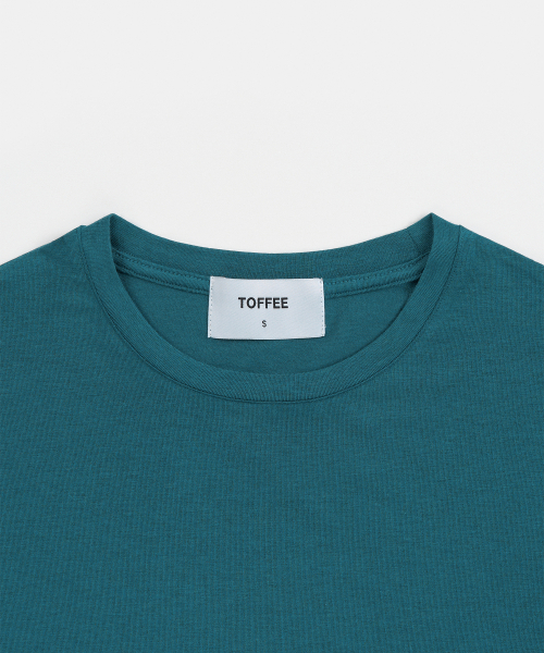TOFFEE WOMEN(トフィーウィメン)の「W ベーシックドレープロングスリーブ (TEAL BLUE)(Tシャツ/カットソー・レディース・その他・SMALL/MEDIUM/LARGE)」の4枚目の写真