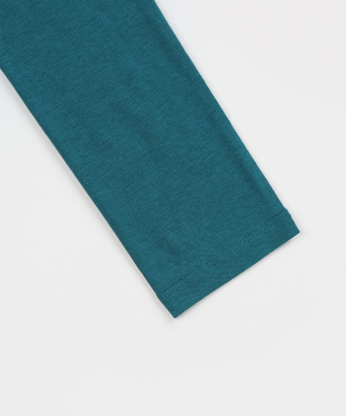 TOFFEE WOMEN(トフィーウィメン)の「W ベーシックドレープロングスリーブ (TEAL BLUE)(Tシャツ/カットソー・レディース・その他・SMALL/MEDIUM/LARGE)」の2枚目の写真