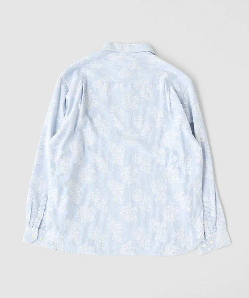 BOTT(ボット)の「BoTT / ボット Flower Striped Shirt(シャツ/ブラウス・メンズ・レッド/ブルー・LARGE/MEDIUM)」の3枚目の写真