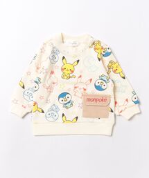 monpoke（モンポケ）の「monpoke モンポケ トレーナー 裏毛 総柄（スウェット）」