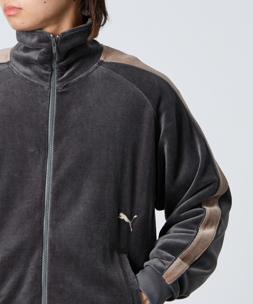 PUMA（プーマ）の「【WEB先行予約】[PUMA/プーマ] 別注 T7 ベロアトラックジャケット（ジャージ・レディース・キャメル/グレー・XS/S/M/L/XL）」の14枚目の写真