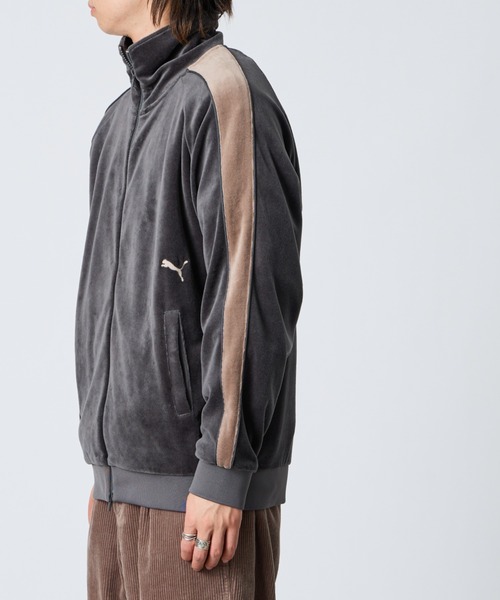 PUMA（プーマ）の「【WEB先行予約】[PUMA/プーマ] 別注 T7 ベロアトラックジャケット（ジャージ・レディース・キャメル/グレー・XS/S/M/L/XL）」の16枚目の写真