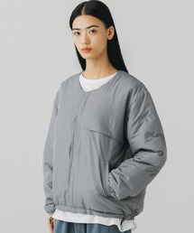 +phenix（プラスフェニックス）の「+phenix(プラスフェニックス)PADDED LINER JACKET   中綿入りライナージャケット（ノーカラージャケット）」